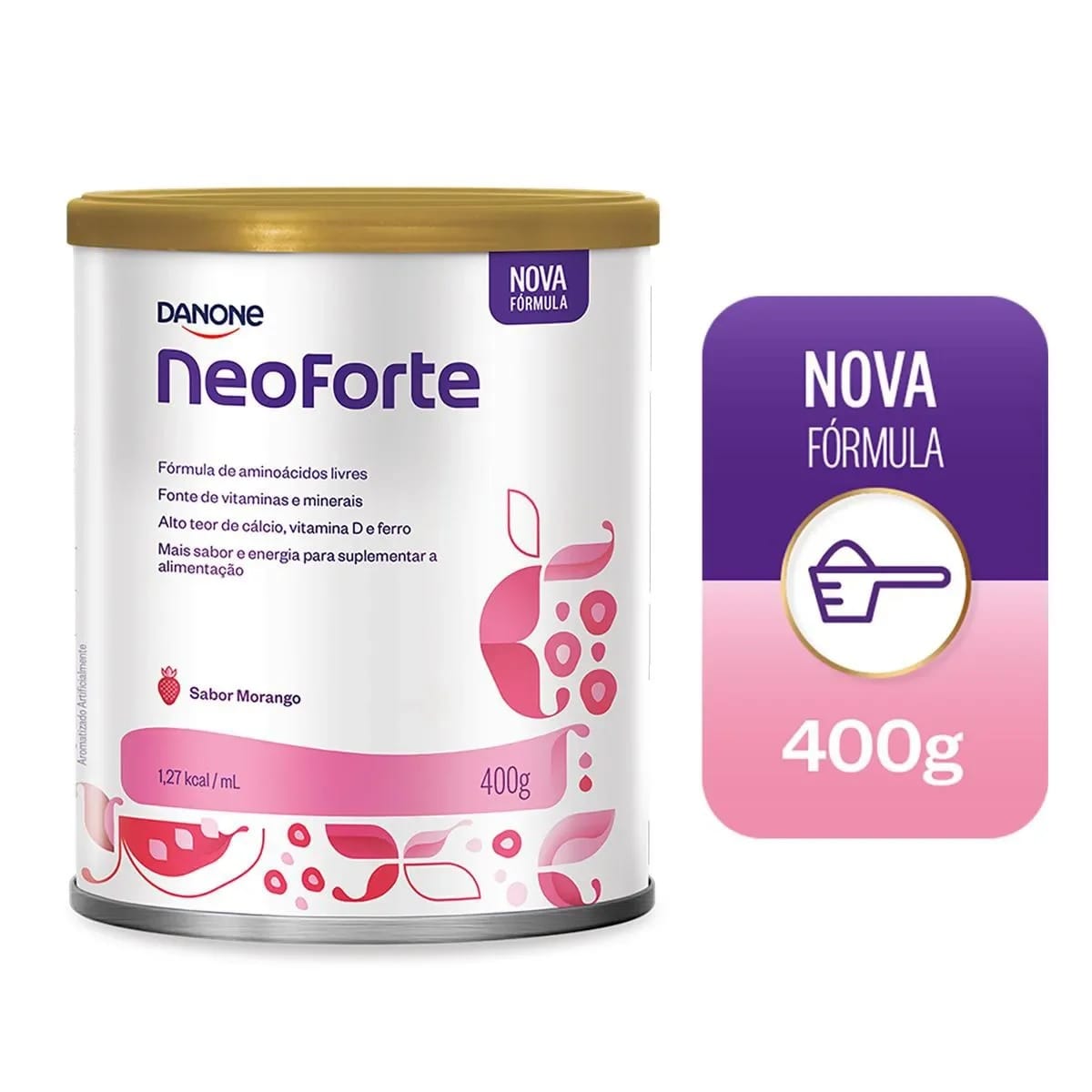 Fórmula Infantil Danone NeoForte Sabor Morango 400g Mednutri Store Distribuidora de produtos alimentação formulas infantis Belem PA 03